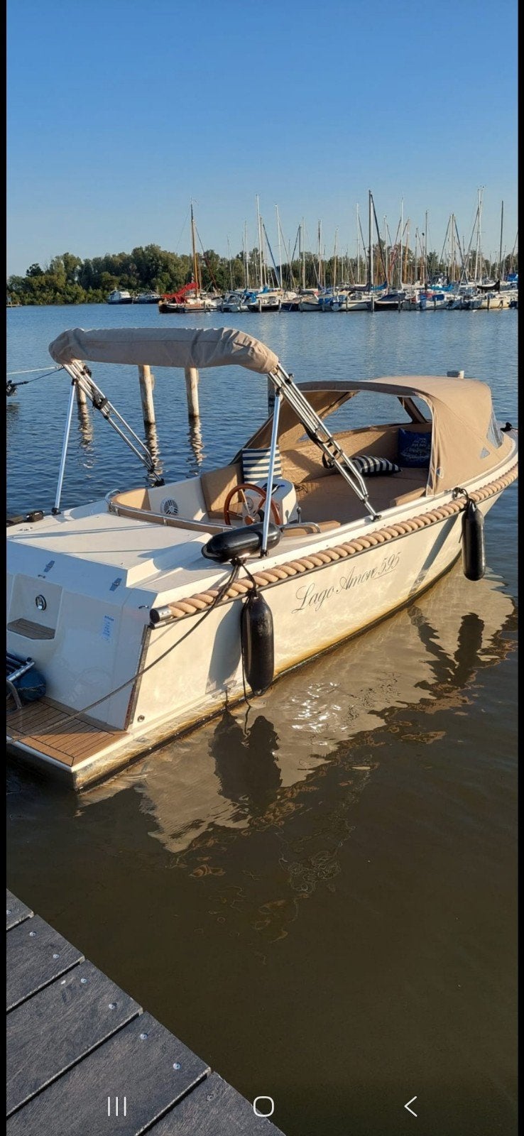 Lago Amore 595 Tender met 30 Pk Suzuki motor (dec 2020), Watersport en Boten, Motorboten en Motorjachten, Gebruikt, Tender, Polyester