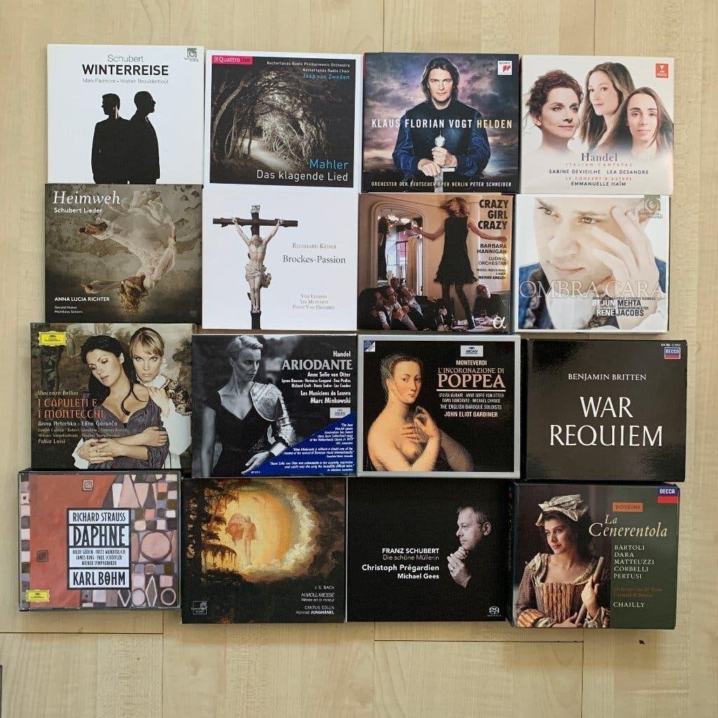 Top collectie van 144 vokaal klassieke CD's Schubert Lieder, Ophalen of Verzenden, Romantiek, Zo goed als nieuw, Vocaal