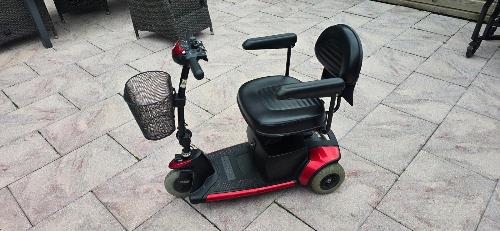 Opvouwbare reis dagjesweg scootmobiel, Diversen, Ophalen, Gebruikt, 15 km of minder, 10 km/u of minder