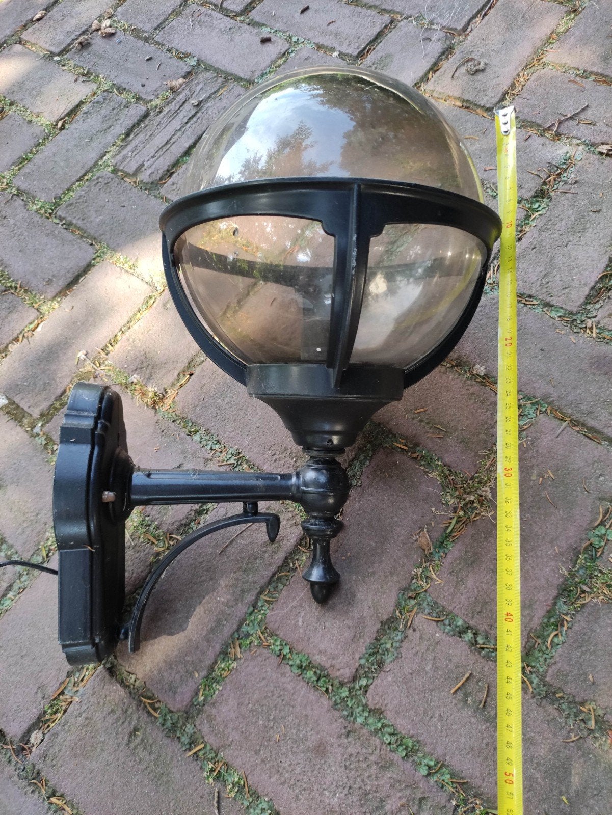 Vintage Buiten Wandlamp, Huis en Inrichting, Ophalen, Gebruikt, Zwart, Geschikt voor buiten