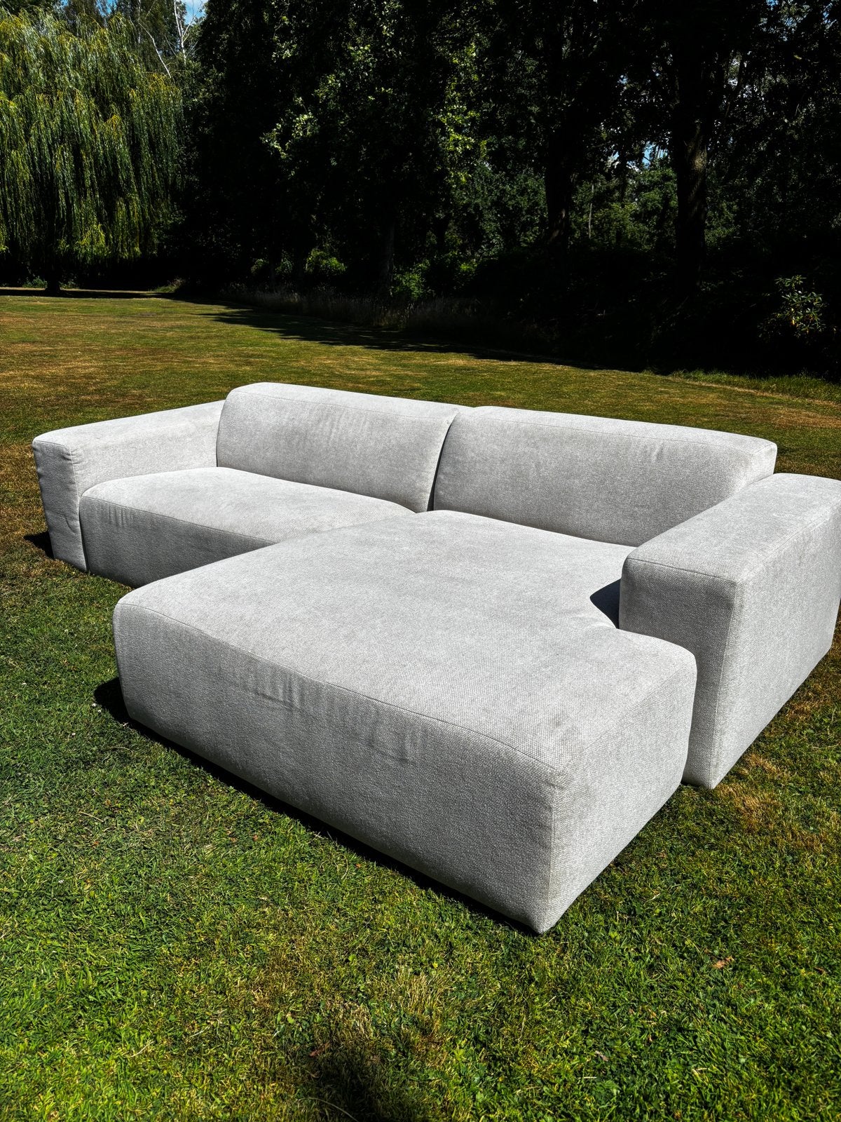 UMIX by SLX Studio Hoekbank - 266cm breed, 162cm diep, Ophalen, Zo goed als nieuw, Stof