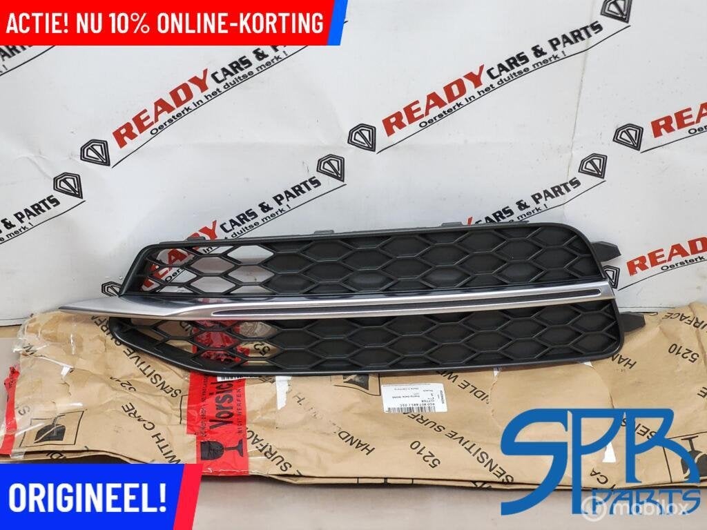 Bumperrooster GRILL LINKS ALU AUDI S6 4G C7 4G0807681J 01C, Audi, Nieuw, Audi, Ophalen of Verzenden