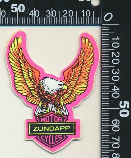 Sticker: Zundapp - Motorcycles, Ophalen of Verzenden, Zo goed als nieuw, Auto of Motor