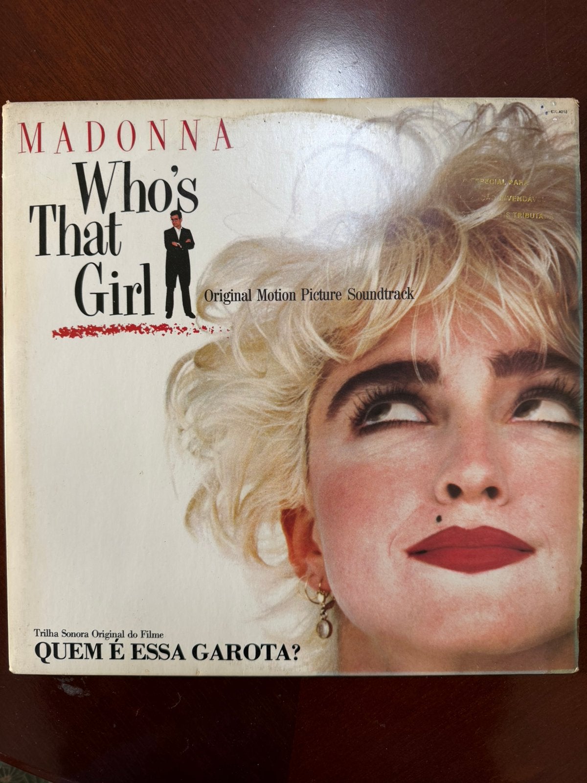 Madonna LP Vinyl promo Brazilian, Promo, Ophalen of Verzenden, Zo goed als nieuw, LP
