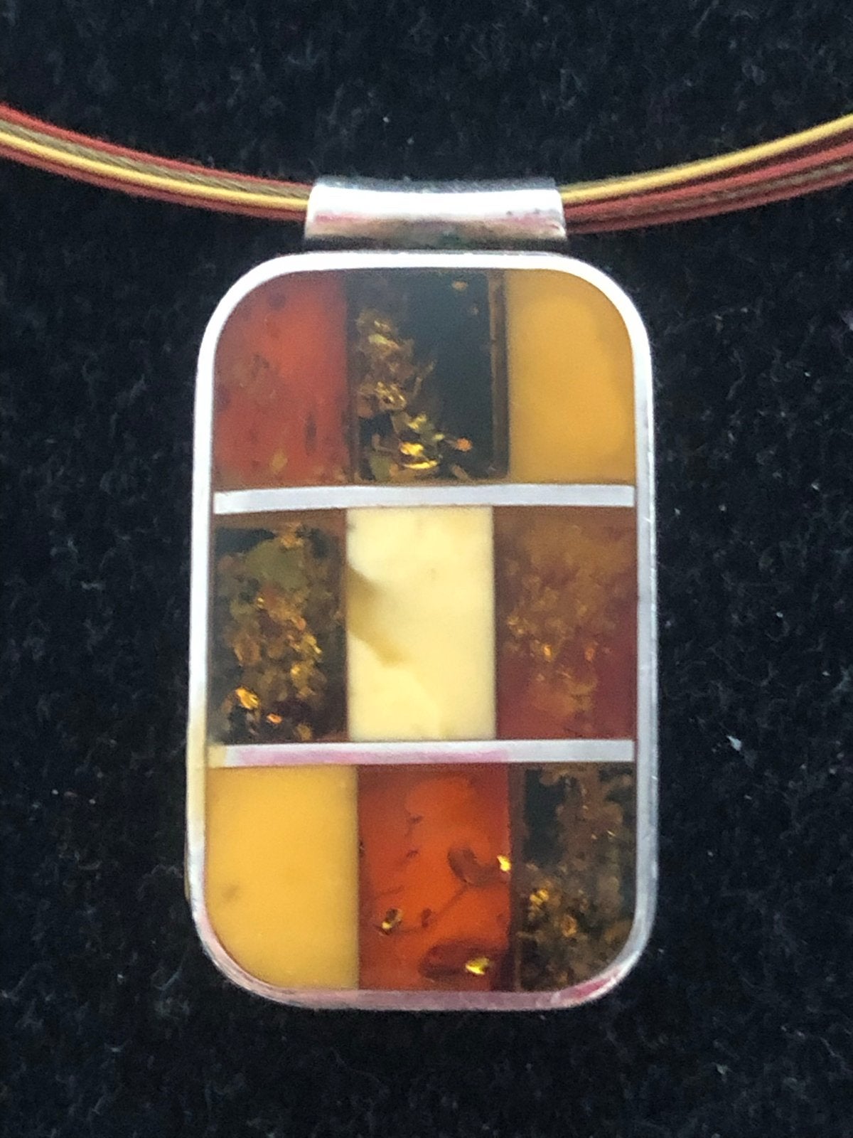 Zilveren Barnsteen Hanger in Diverse Kleuren, Gebruikt, Overige kleuren, Ophalen of Verzenden, Met edelsteen