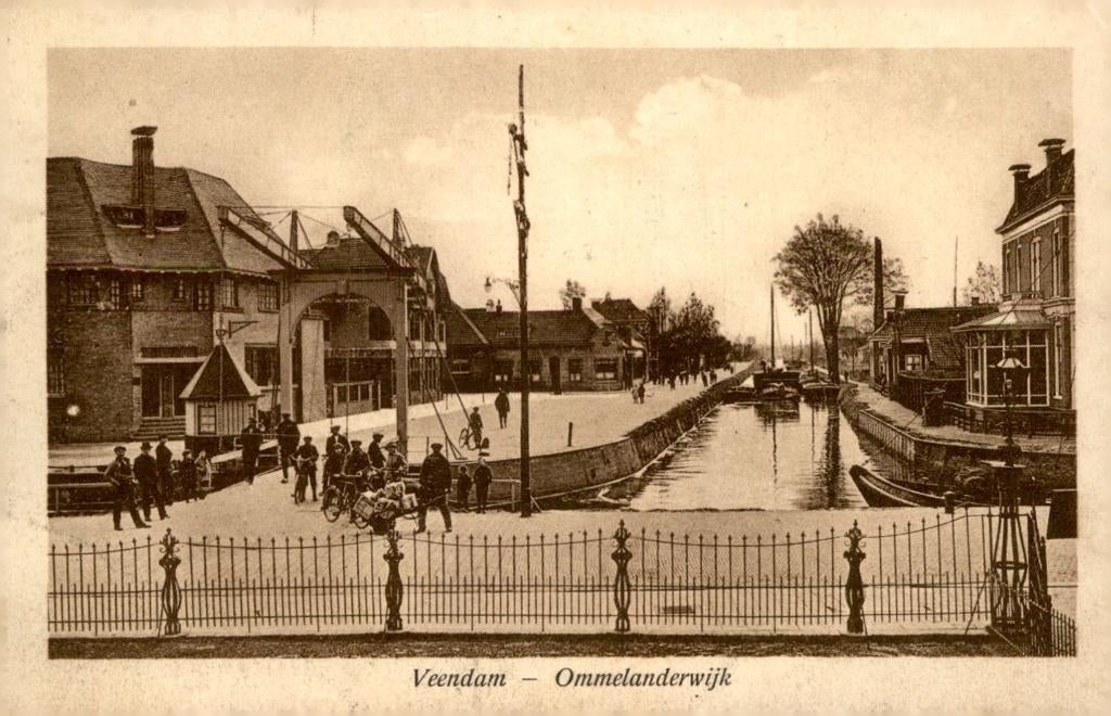 Veendam Ommelanderwijk # 785, Verzamelen, Verzenden, 1920 tot 1940, Gelopen, Groningen