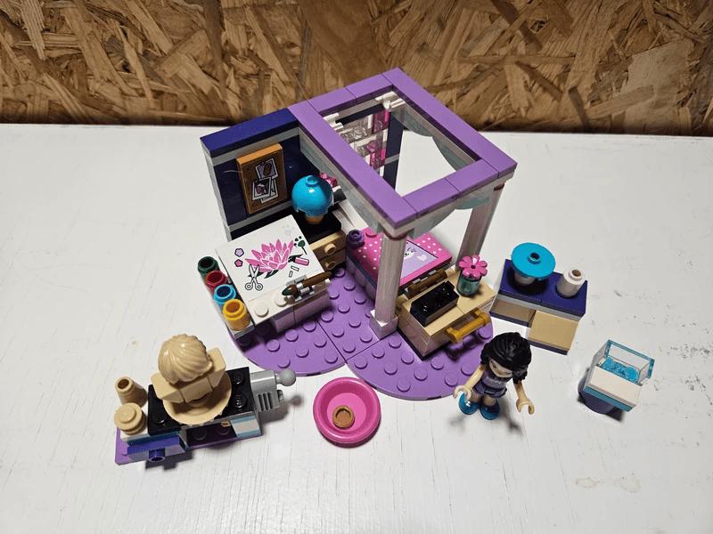 Lego Emma's luxe slaapkamer 41342, Gebruikt, Lego, Overige typen, Friends