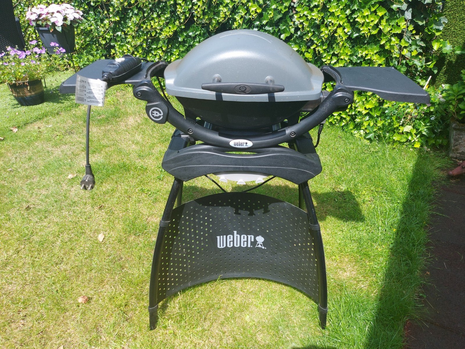 weber elektrische bbq type 1400, Ophalen, Zo goed als nieuw