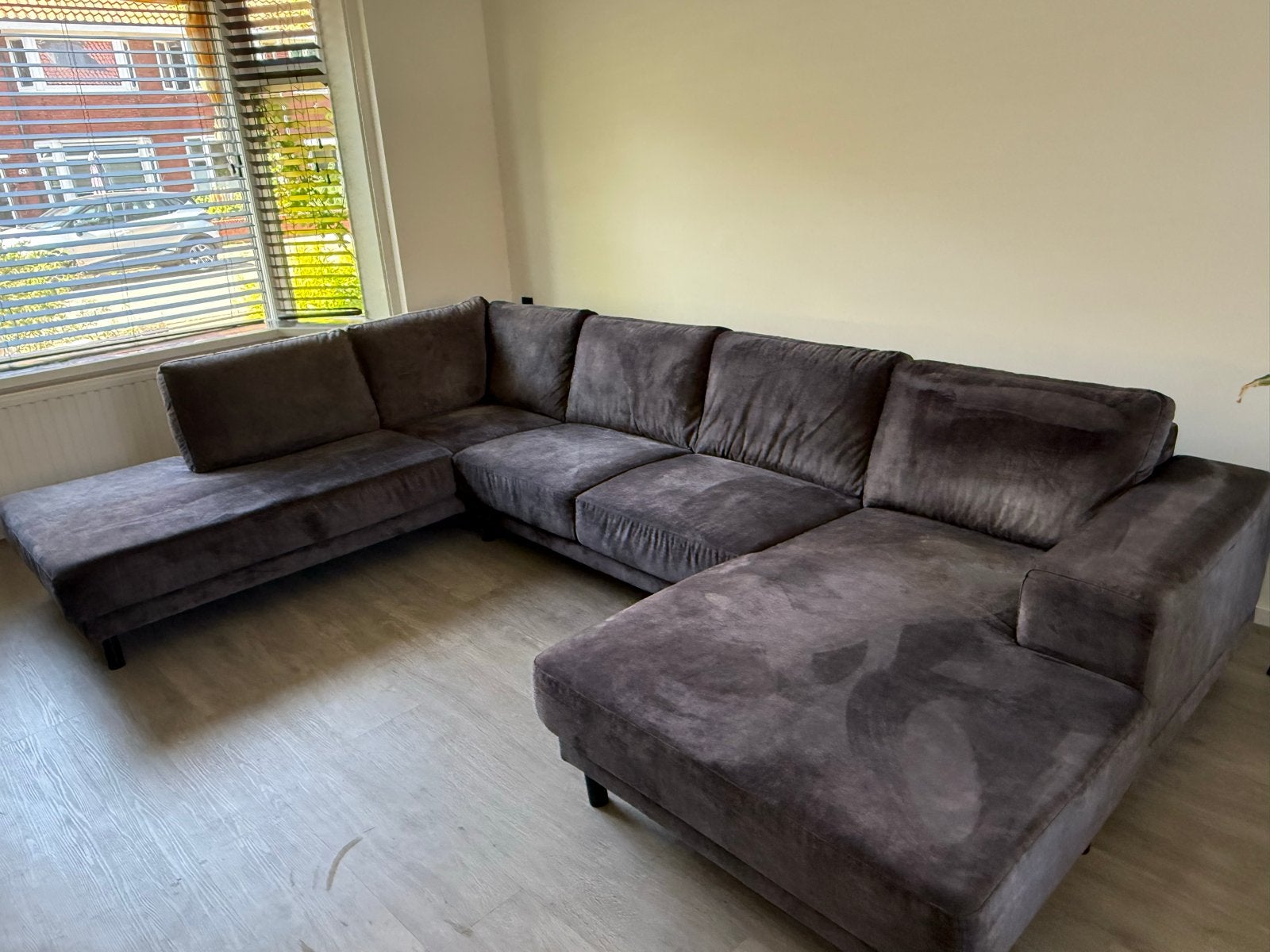 Grote Hoekbank - Comfortabel en Ruim, Huis en Inrichting, Banken | Bankstellen, Ophalen, Gebruikt, Hoekbank, 300 cm of meer