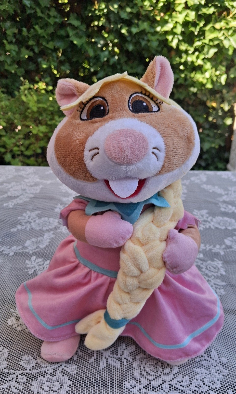 AH Hamster Efteling  Rapunzel, Kinderen en Baby's, Speelgoed | Knuffels en Pluche, Albert Heijn, Hamster, Zo goed als nieuw, Roze