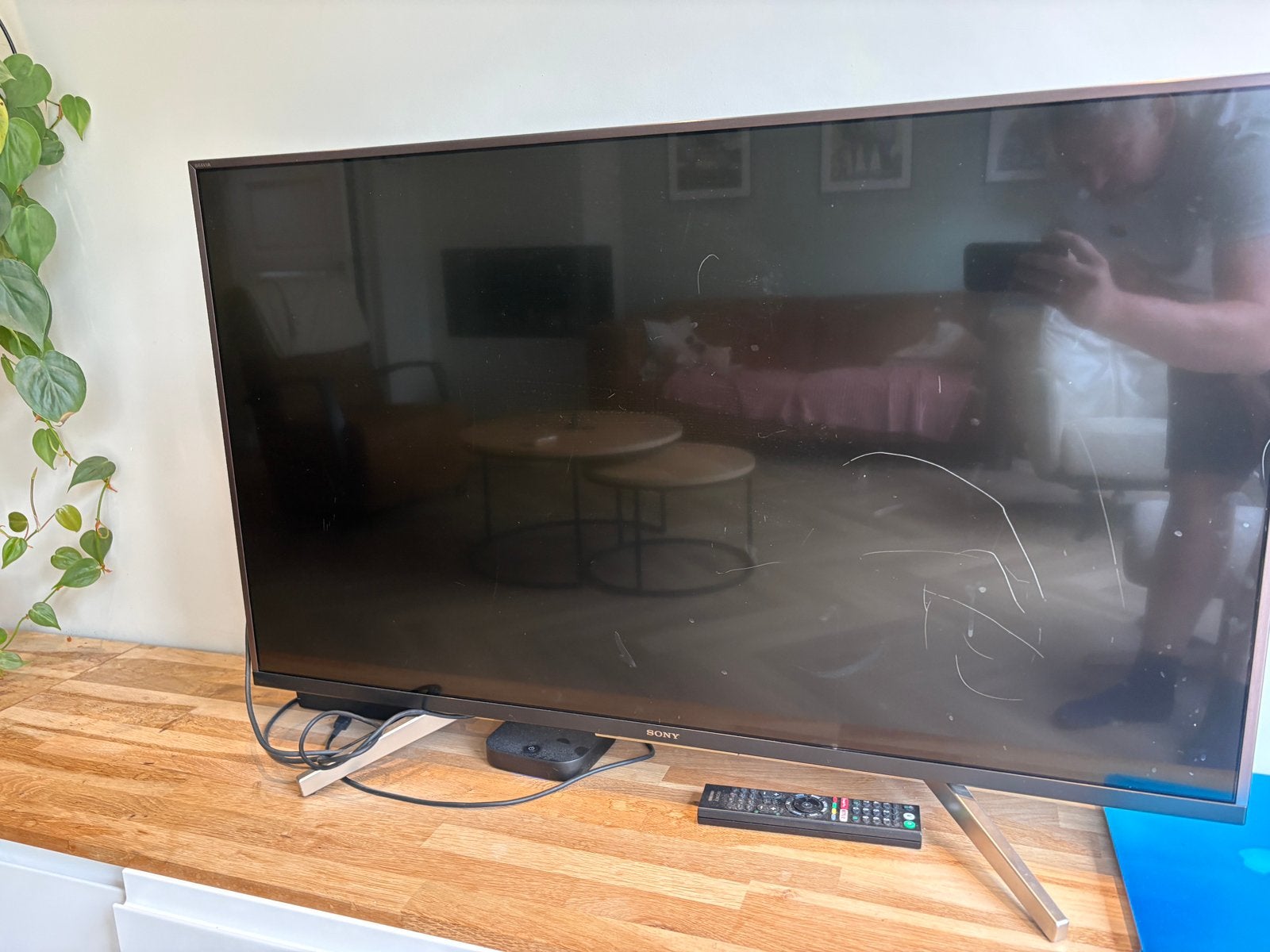 Sony Bravia 4K uktra HD 43 inch led tv KD-43XF8505, Ophalen, Gebruikt, LCD, 100 Hz