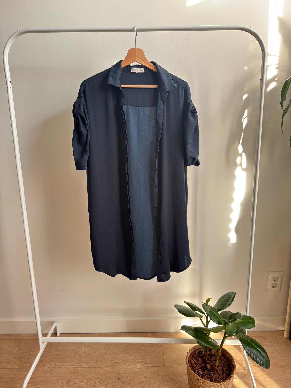 Moss Copenhagen Michelle Jurk/Tuniek - Maat XS, Blauw, Ophalen of Verzenden, Zo goed als nieuw, Maat 34 (XS) of kleiner