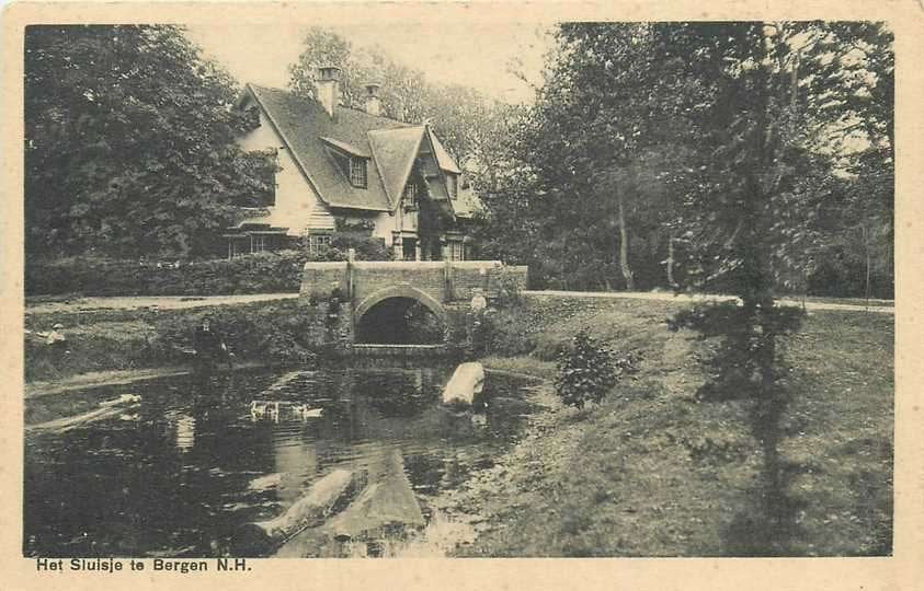 300-263-041 Bergen (NH) Het Sluisje, Verzenden, Voor 1920, Noord-Holland