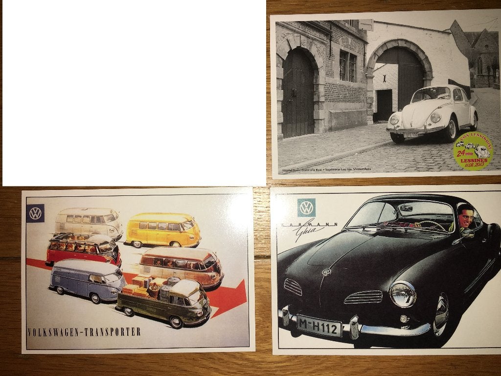 10x Volkswagen Kever 1200 1303 Cabriolet T1 Karmann Ghia, Ophalen of Verzenden, 1980 tot heden, Ongelopen, Voertuig