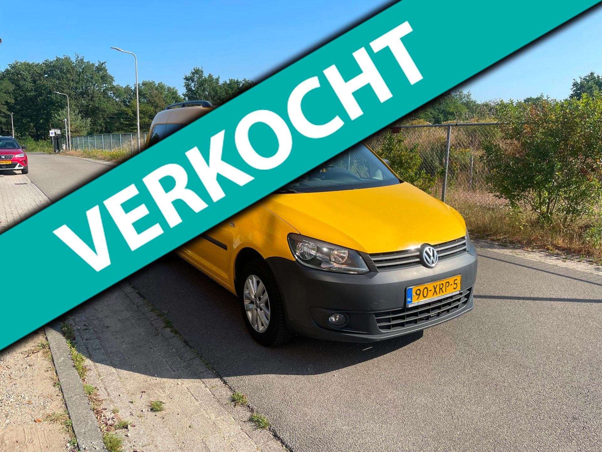 Volkswagen Caddy 2.0 Ecofuel Comfortline Leuke Caddy Benzine, Auto's, Gebruikt, 4 cilinders, 109 pk, Te koop