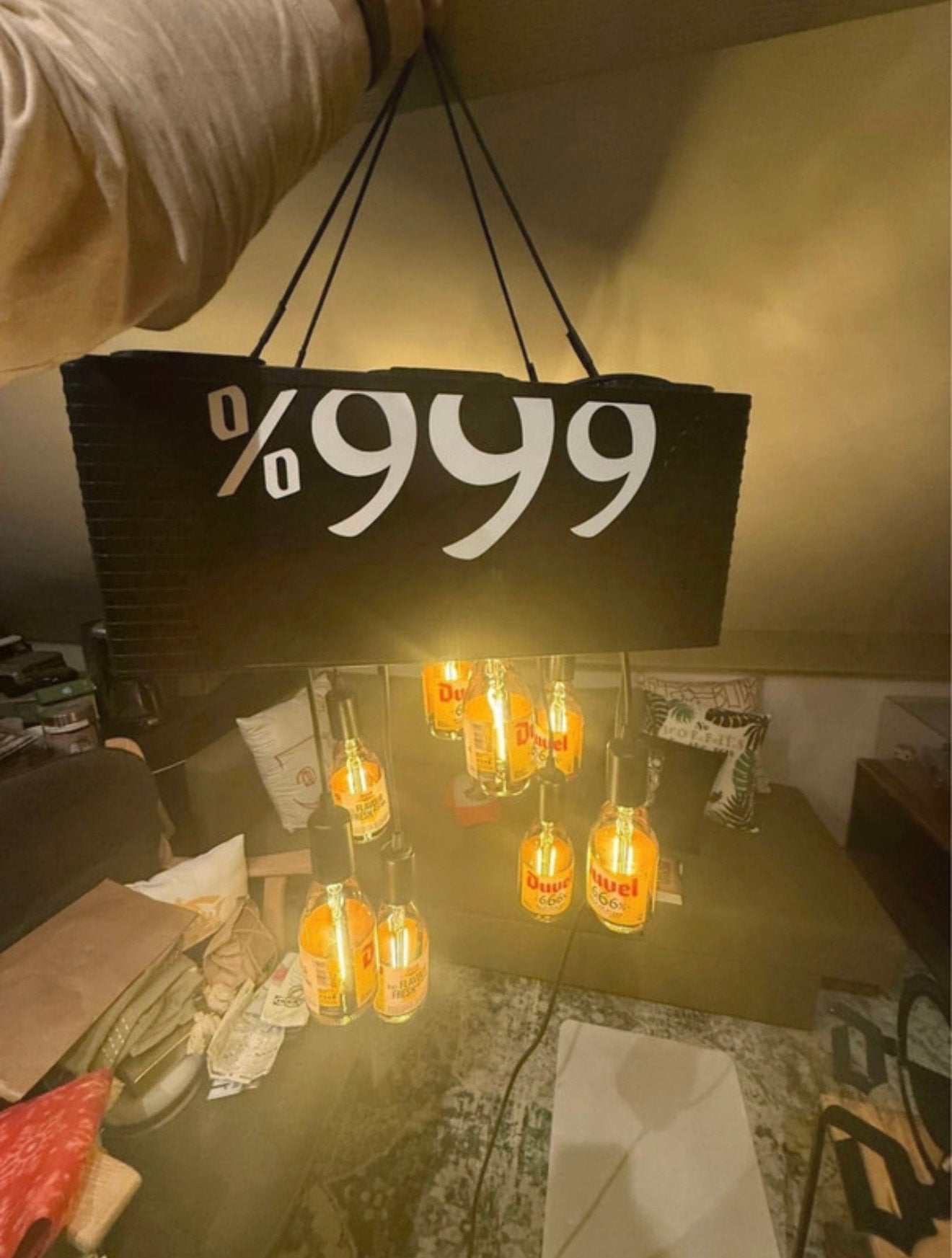 Duvel - '6,66% Crate Lamp', Verzamelen, Ophalen of Verzenden, Nieuw, Overige typen, Duvel