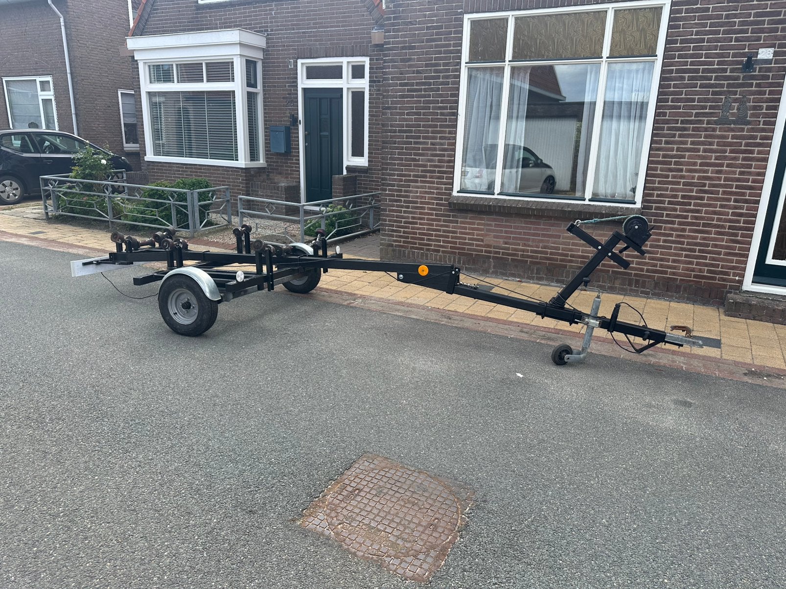 Kanteltrailer 5 meter boot, Watersport en Boten, Boottrailers, Ophalen, Kantelbaar, Overige typen, Minder dan 6 meter