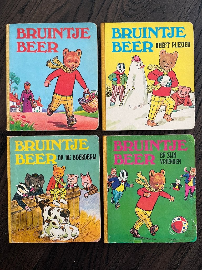 Bruintje Beer / Rupert - 4 prentenboekjes, Boeken, Ophalen of Verzenden, Gelezen, Fictie algemeen