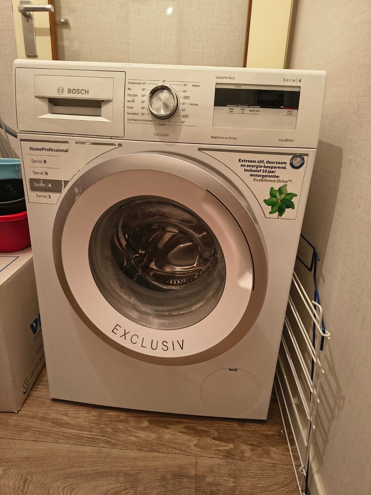 Bosch VarioPerfect Serie 4 Wasmachine EcoSilence Drive, Witgoed en Apparatuur, Wasmachines, Ophalen, Zo goed als nieuw, 85 tot 90 cm