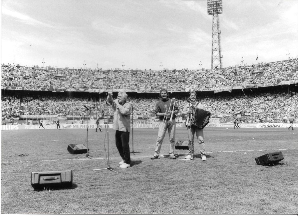 persfoto Piet Bouts 02-06-1991 De Bosch-Feyenoord, Verzenden, Zo goed als nieuw, Feyenoord, Overige typen