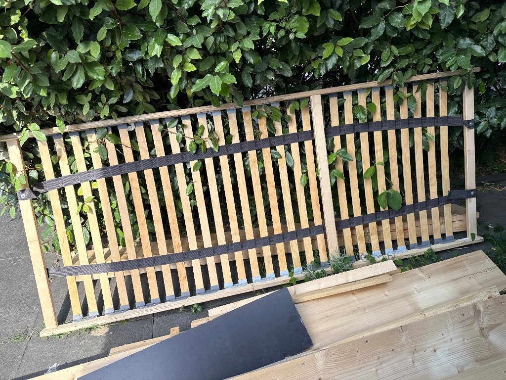 Lattenbodem gratis af te halen voor zaterdag!, Ophalen, Eenpersoons, Zo goed als nieuw, 80 cm