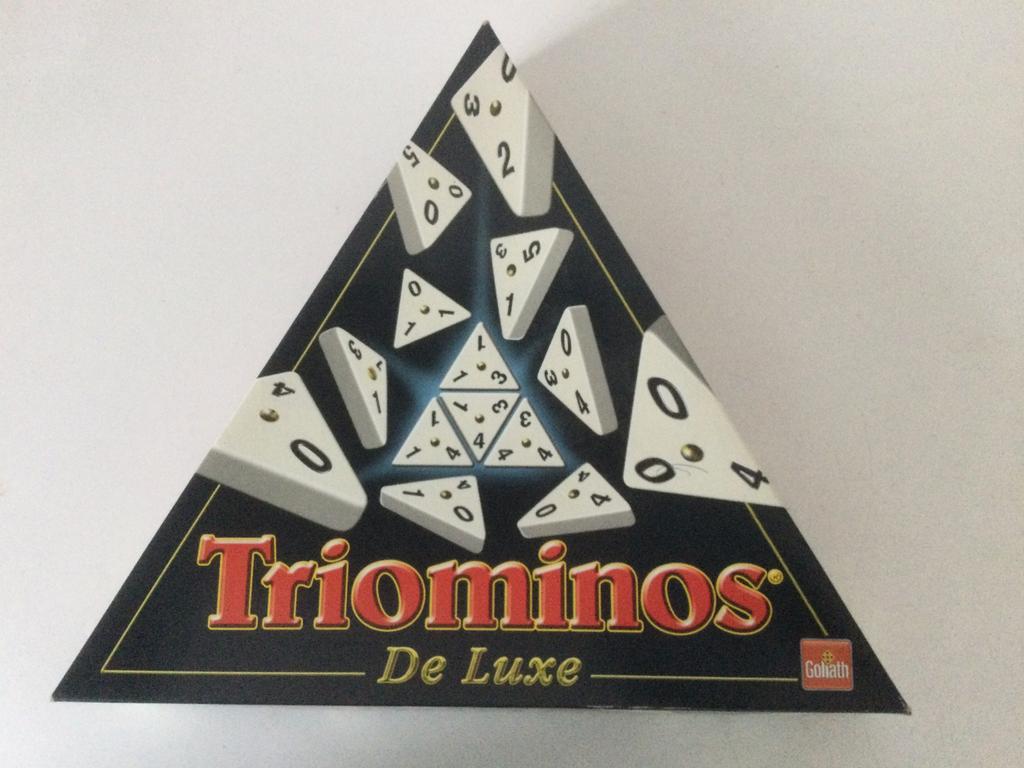Triominos de luxe uitvoering compleet zgan, Ophalen of Verzenden, Zo goed als nieuw