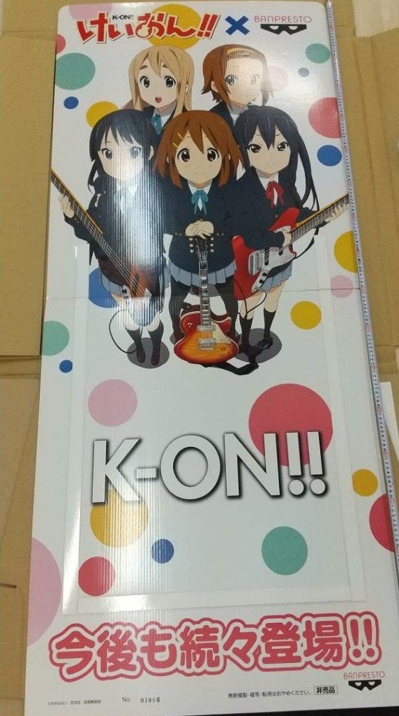 K-ON!! Paneel Ho-kago Tea Time Yui Mio Ritsu,Tsumugi Azusa, Verzamelen, Ophalen of Verzenden, Nieuw, Tv, Beeldje, Replica of Model