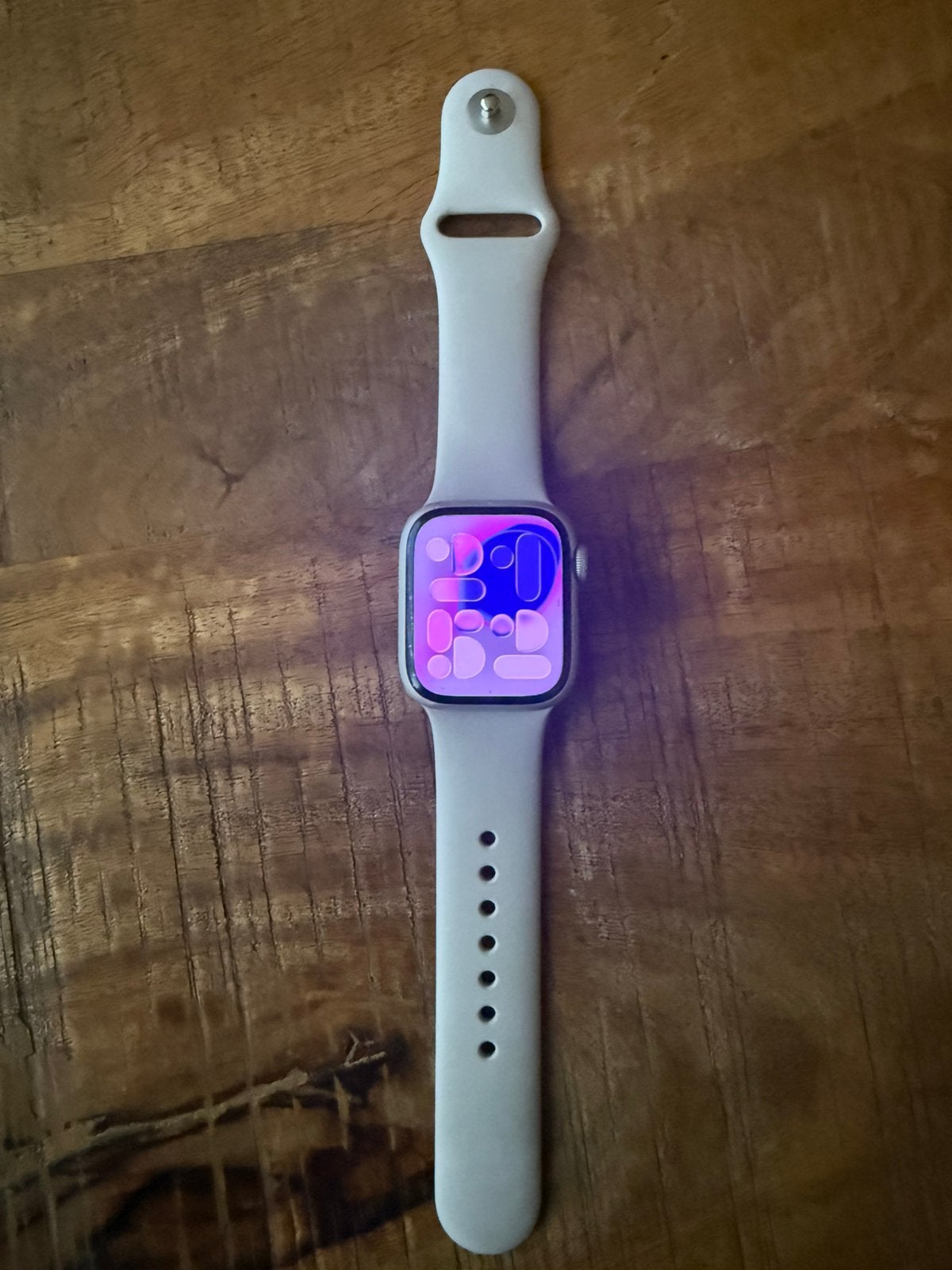Te koop apple watch starlight serie 8, Ophalen, Gebruikt, Zilver, IOS