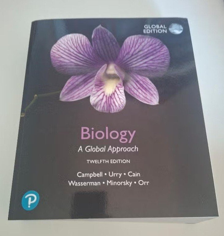 Biology, a global approach 12e ed. ISBN-10: 1-292-34163-7, Boeken, Pearson, Biologie, Ophalen of Verzenden, Zo goed als nieuw