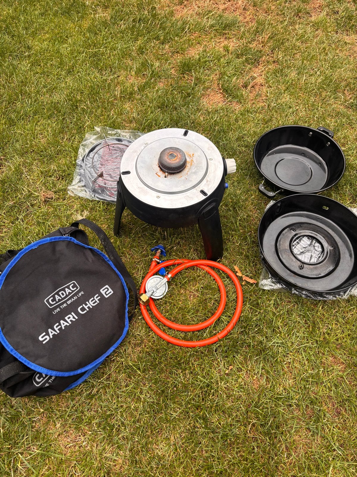 Cadac Safari Chef 2 - Compacte Gasbarbecue/Kooktoestel, Ophalen of Verzenden, Gebruikt