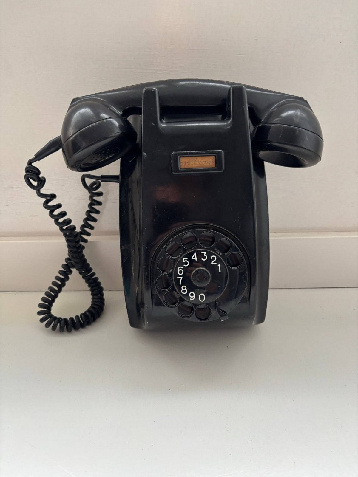 Vintage PTT Bakelieten Telefoon met Draaischijf, Telecommunicatie, Ophalen of Verzenden, Gebruikt, Bakeliet