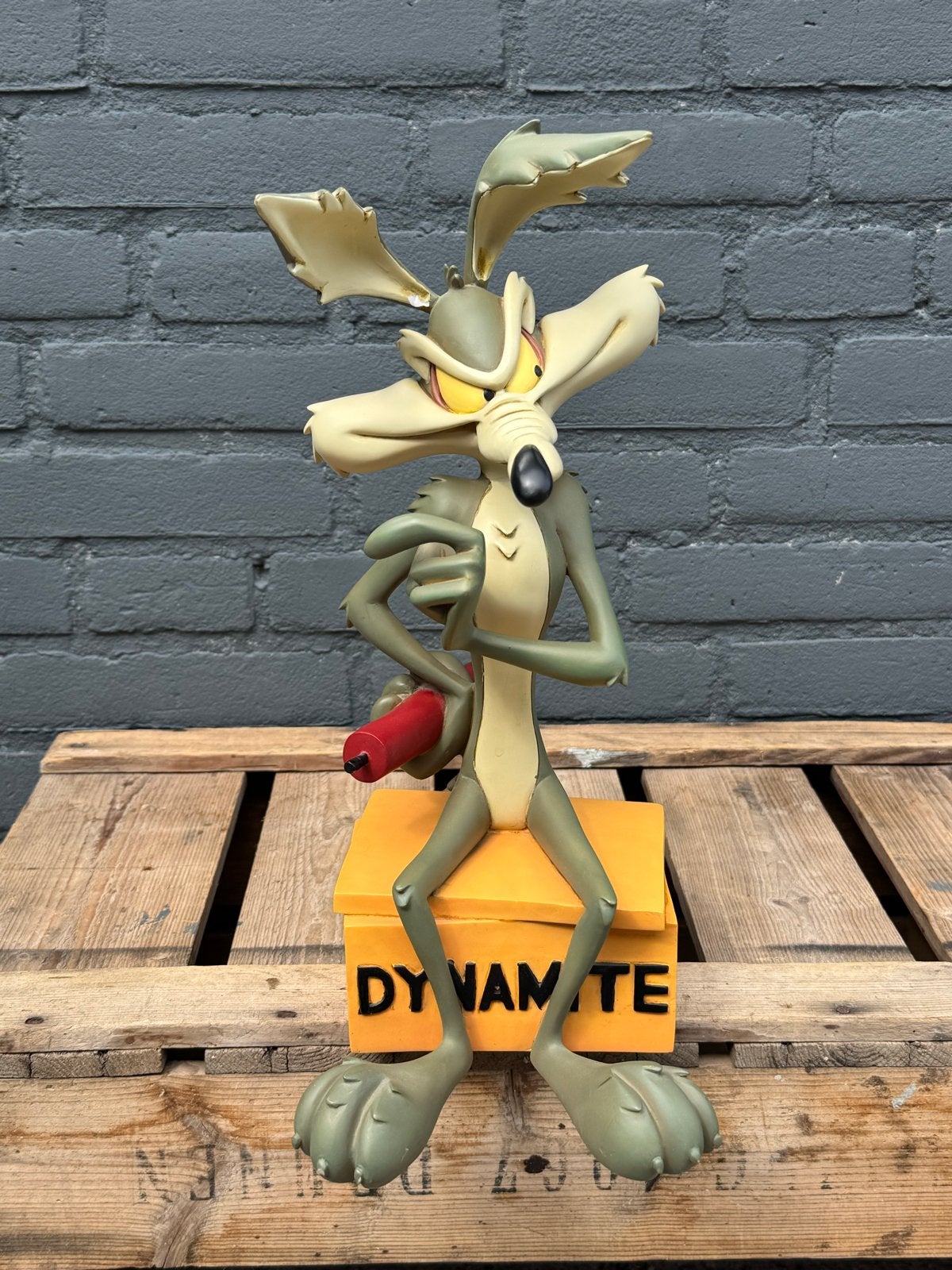 Wile E. Coyote Looney Tunes beeld Warner Bros 2000, Ophalen, Gebruikt