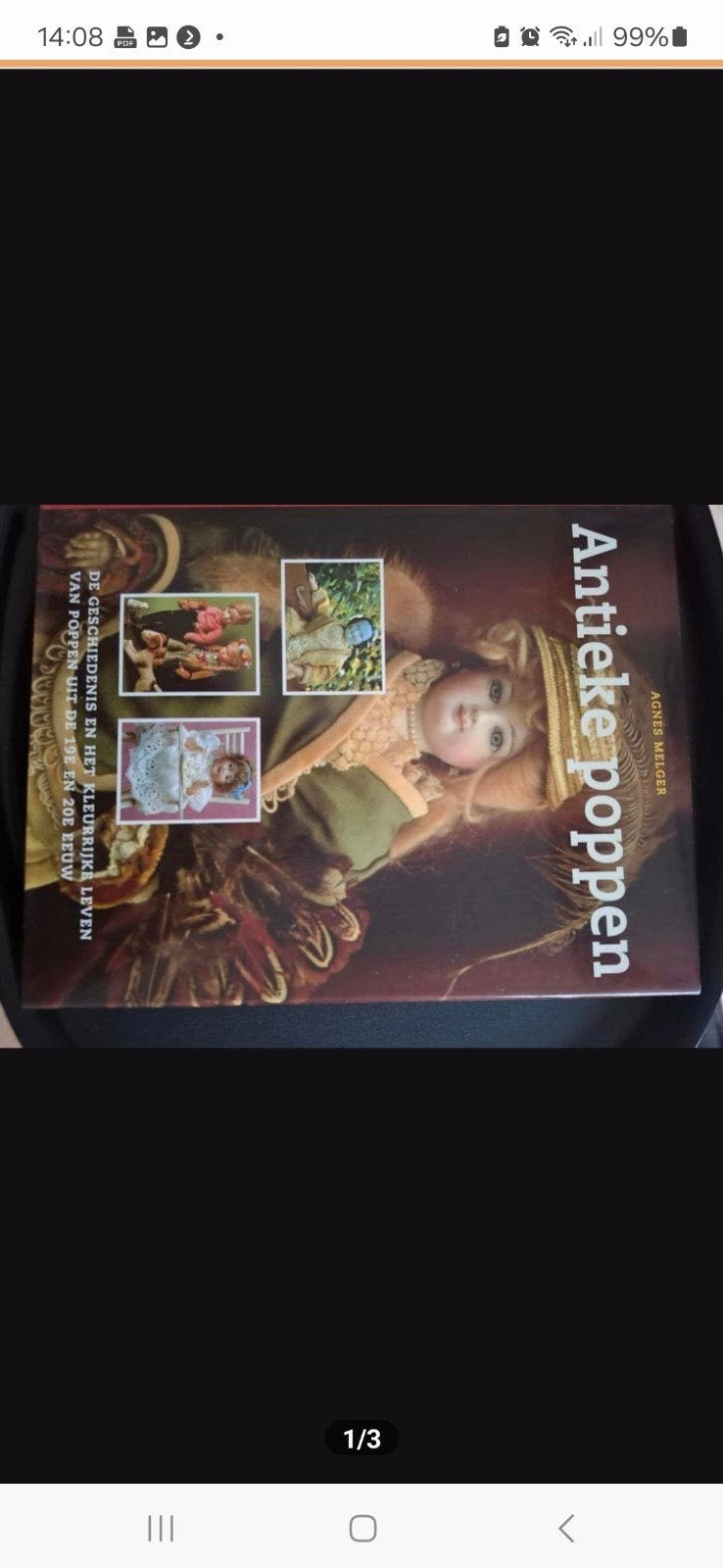 Antieke poppenboek 19e en 20e eeuw.Mooi foto's, Ophalen of Verzenden, Nieuw, Pop