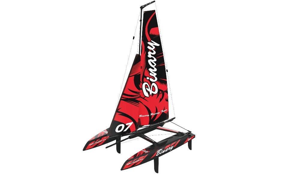 radiografische Binaire zeilcatamaran 400 mm RTR, nieuw, Ophalen of Verzenden, Nieuw, Groter dan 1:32, Overige merken