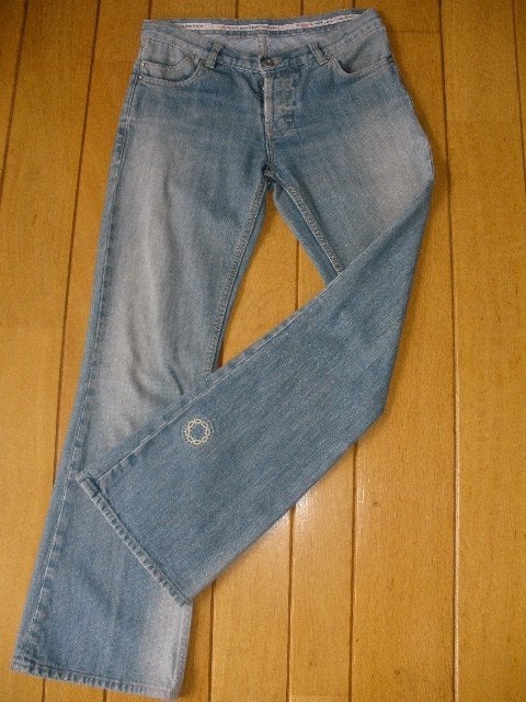 G-SUS spijkerbroek licht blauw maat 27, Blauw, G-SUS, Ophalen of Verzenden, Zo goed als nieuw
