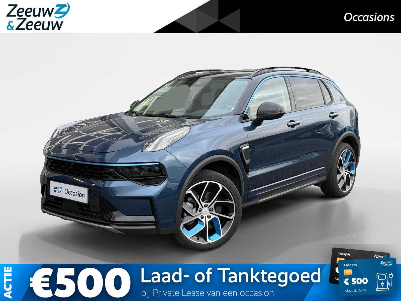 Lynk & Co 01 1.5 | Panoramadak | Stoelverwarming | Dodehoekd, 12 maanden, Stof, Blauw, Plug-in hybride
