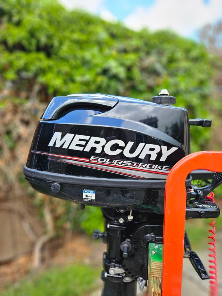 Mercury 5PK 4takt buitenboordmotor kortstaart 2014 knuppel, 5 tot 10 pk, Viertaktmotor, Ophalen of Verzenden, Zo goed als nieuw