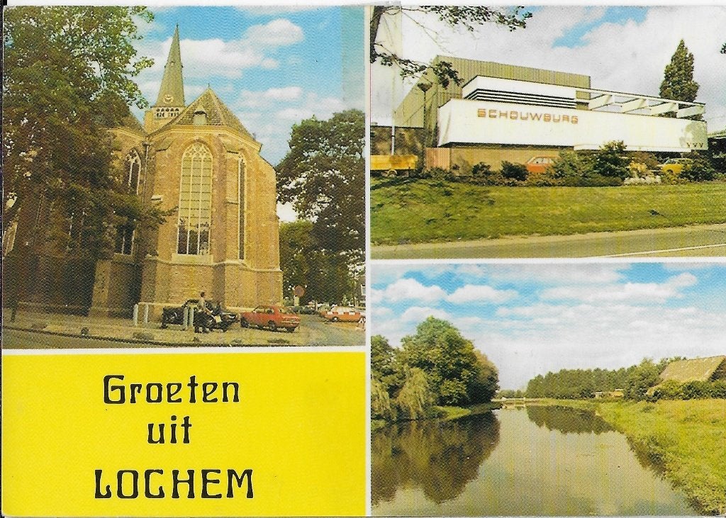 Q119 gelopen ansichtkaart groeten uit lochem, Ophalen of Verzenden, 1980 tot heden