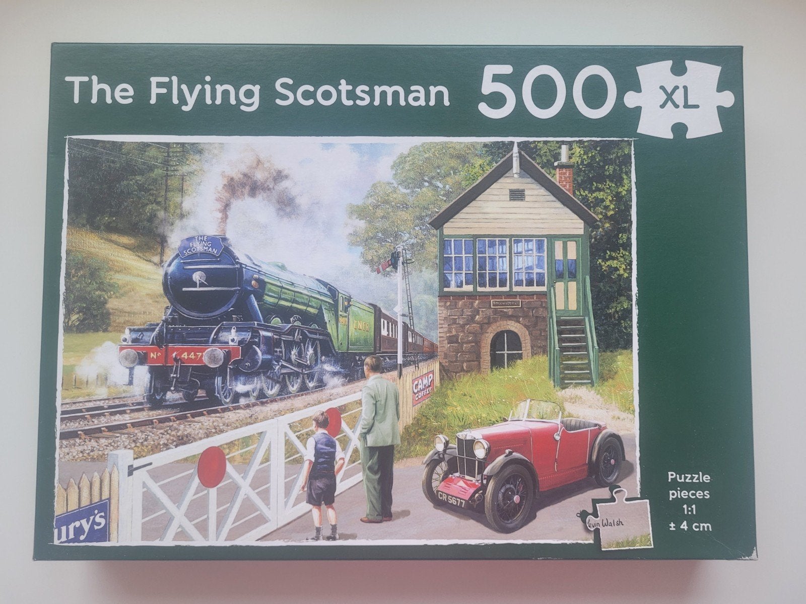 The flying scotsman puzzel 500 xl stukjes, Ophalen of Verzenden, 500 t/m 1500 stukjes, Zo goed als nieuw, Legpuzzel