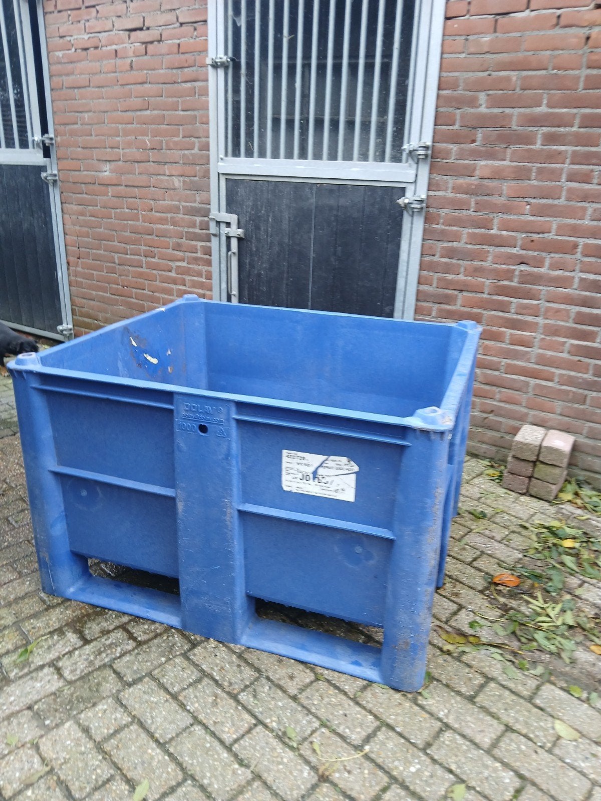 hooi of waterbak, Ophalen, Gebruikt, Blauw