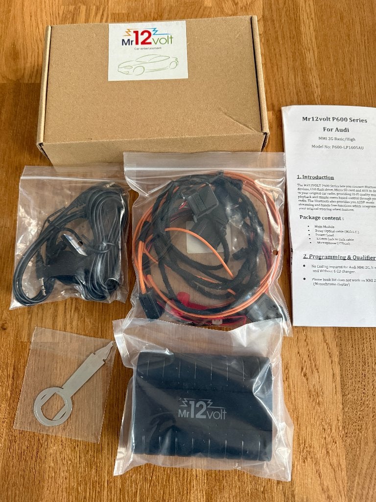 Mr12volt Audi MMI 2G Streaminge en Carkit interface, Ophalen of Verzenden, Zo goed als nieuw