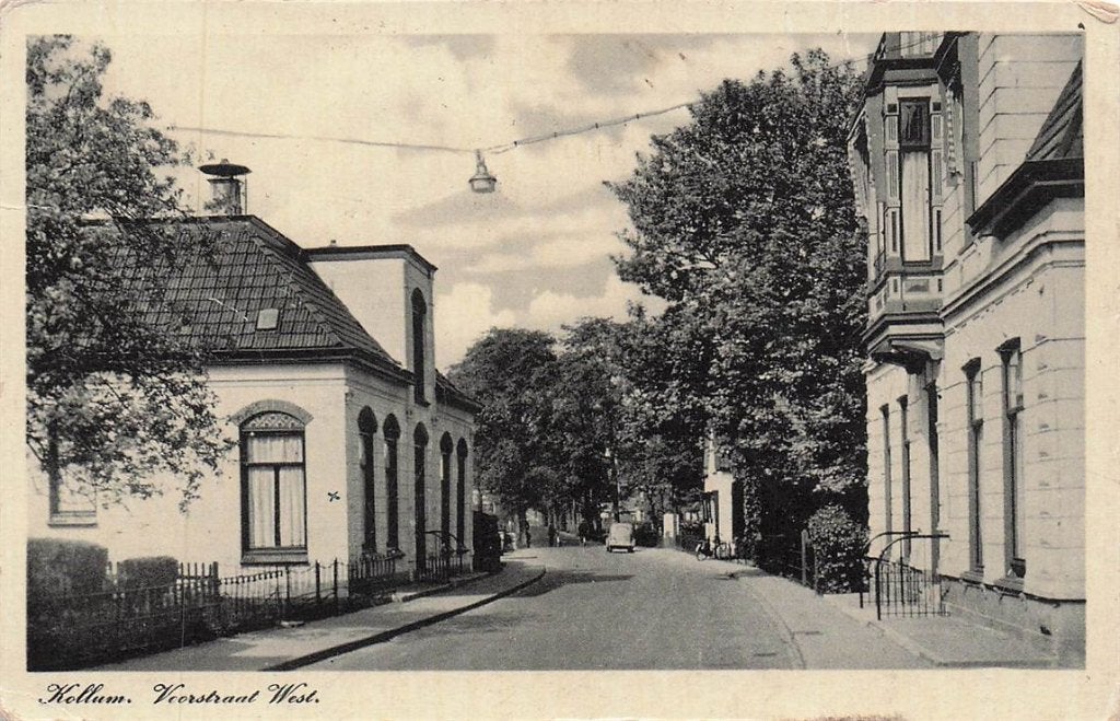 703-441-015 Kollum Voorstraat West, Verzamelen, Ophalen of Verzenden, Voor 1920, Friesland