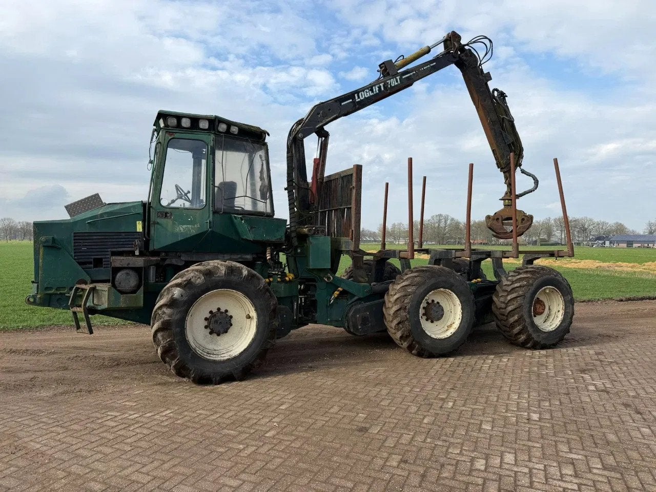 Bos uitrijwagen met laadkraan, Overige typen