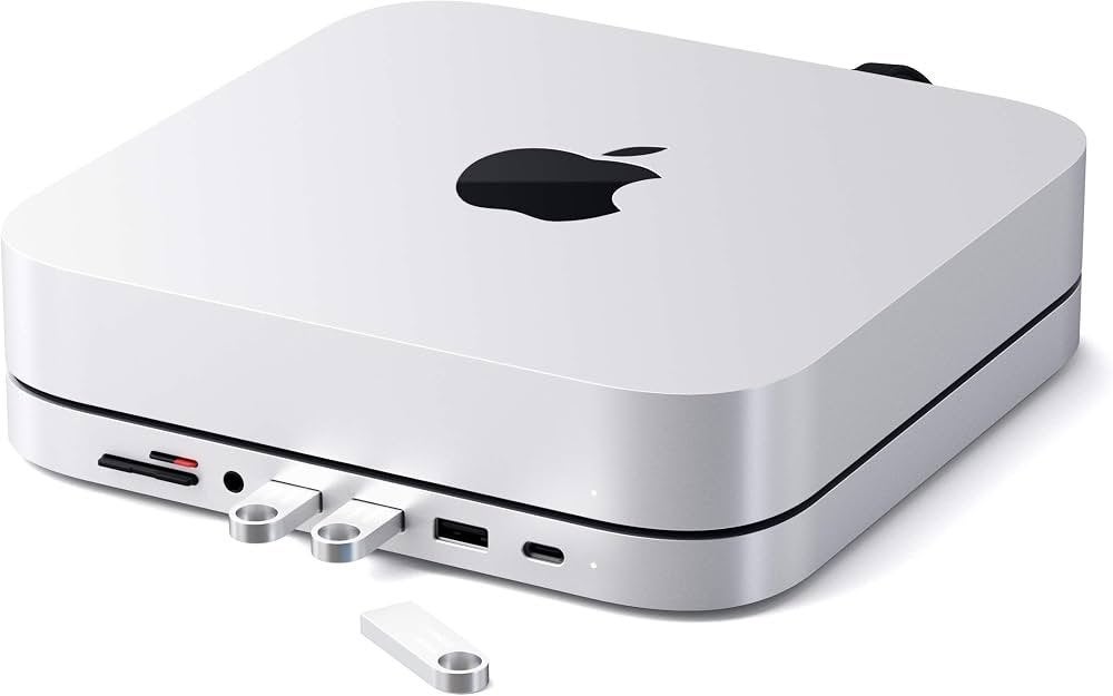 Mac Mini M1 (16G/2TB/10GBNIC) + Satechi dock, SSD, Ophalen of Verzenden, Zo goed als nieuw, Mac Mini