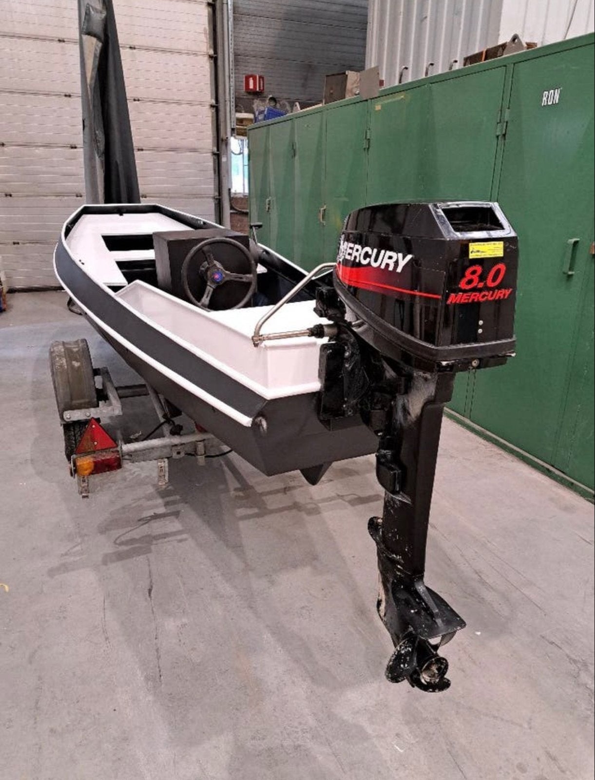Stalen vlet boot met nieuw zeil en trailer, incl. extra's, Hobby en Vrije tijd, Overige Hobby en Vrije tijd, Ophalen, Gebruikt