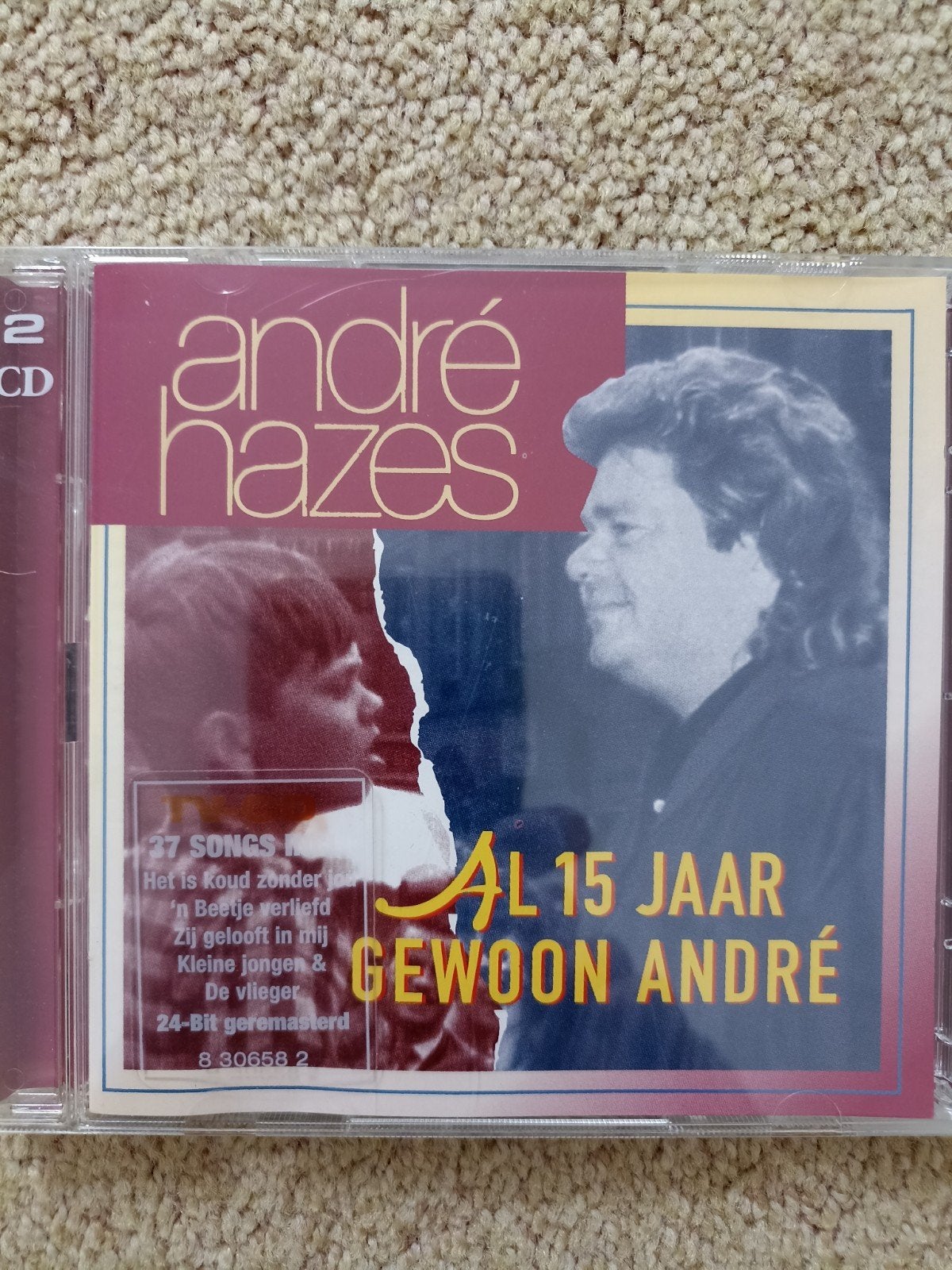 André Hazes - Al 15 Jaar Gewoon André (2CD), Ophalen of Verzenden, Levenslied of Smartlap, Verzamelalbum, Remastered