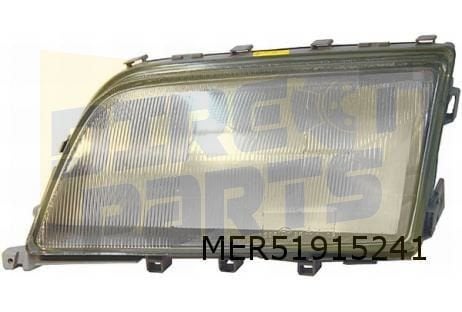 Mercedes-Benz C-klasse (8/96-) koplampglas Links (voor Bosch