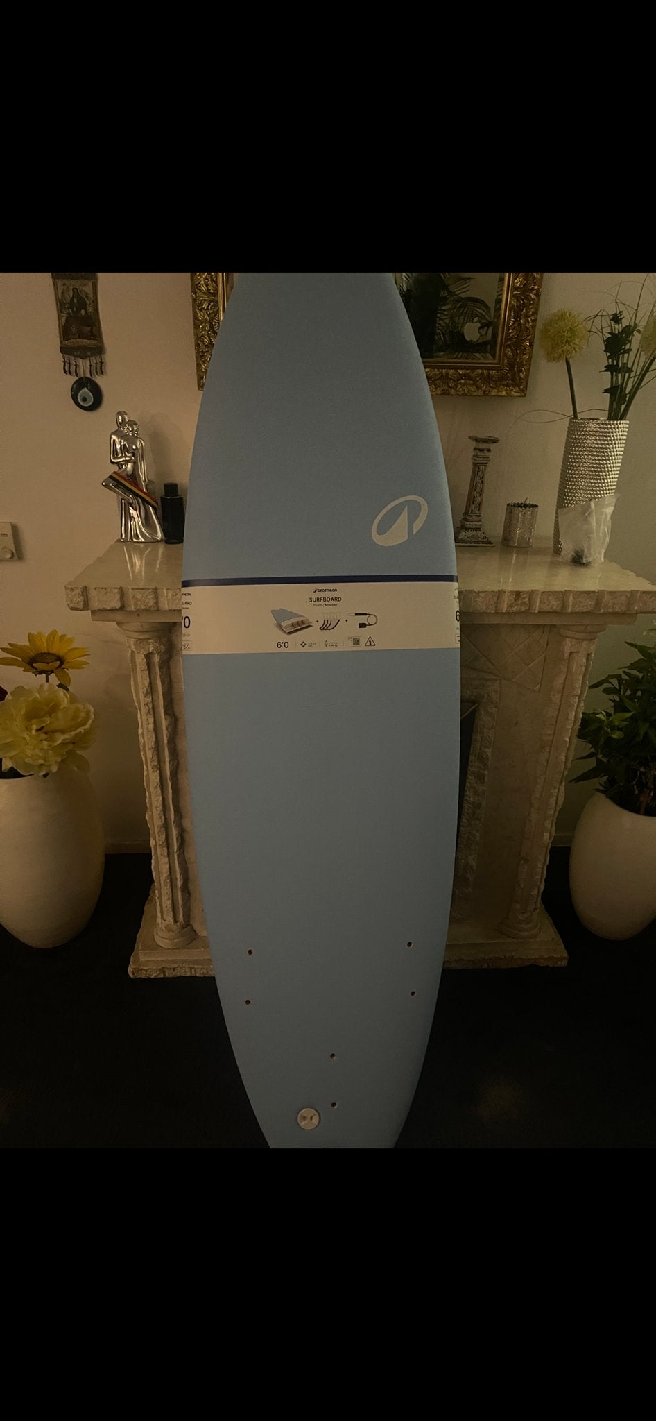 Surfboard 6'0" nieuw - Bovenkant verkreukeld, Watersport en Boten, Ophalen of Verzenden, Nieuw, Funboard