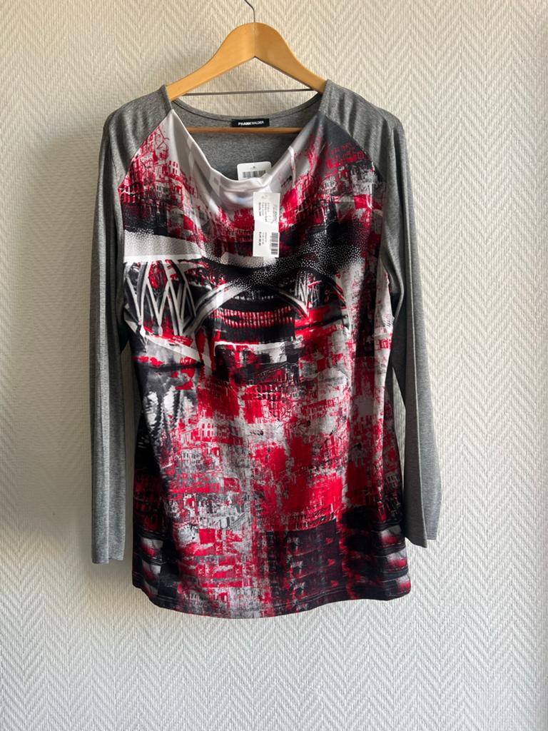 Frank Walder shirt met lange mouwen, maat 48, Kleding | Dames, Maat 46/48 (XL) of groter, Nieuw, Ophalen of Verzenden, Lange mouw