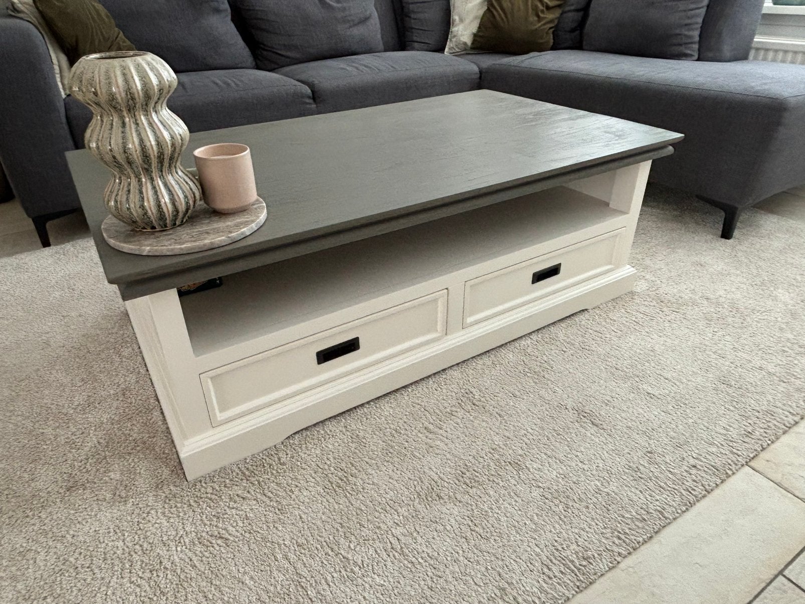 Salontafel de Bommel Riverwoods, Huis en Inrichting, 50 – 75, Gebruikt, 100 tot 150 cm, Landelijk